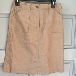 Doncaster Sport Tan A Line Pencil Skirt, Women’s Sz 2